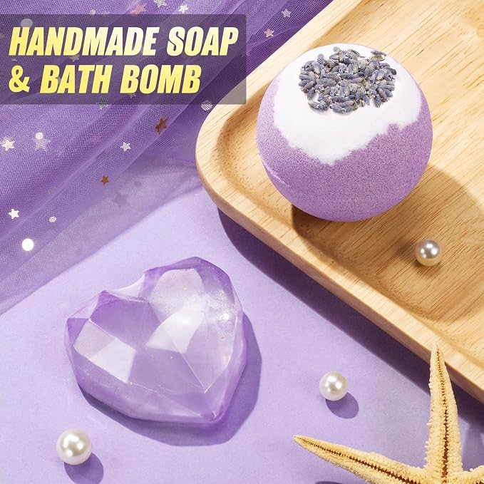 Birthday Gifts for Women Self Care Get Well Soon Gifts, Lavender Relaxing Spa - Image 8
