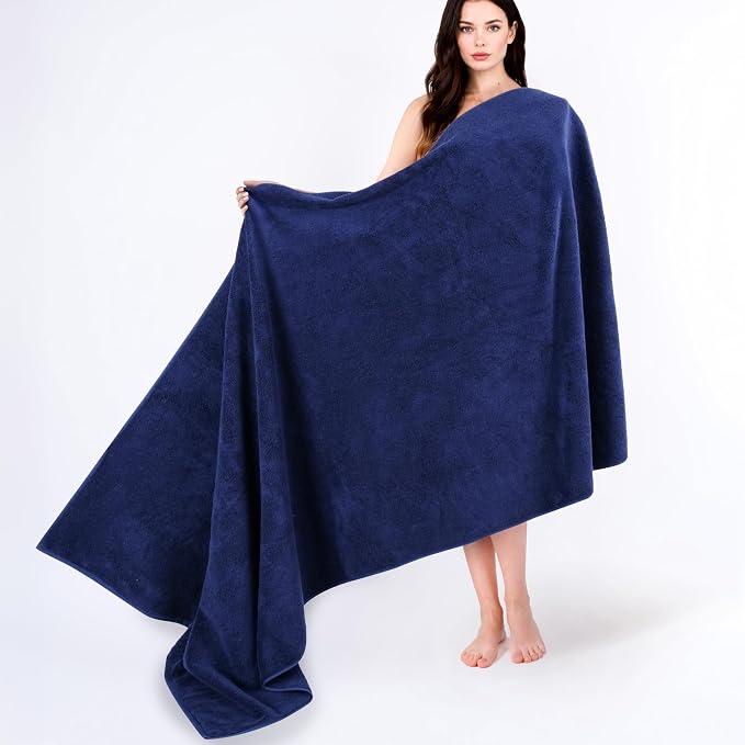 Cotton Paradise 100% Cotton 40x80 Oversized Bath Sheet, Extra Large Turkish by UNITEDHOMETEXTILE
