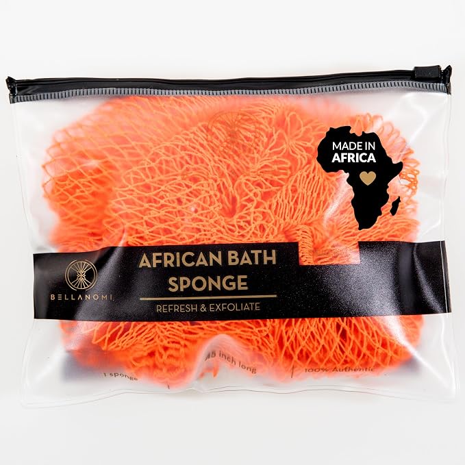 BELLANOMI African Exfoliating Net Sponge, Ethically sourced from Nigeria - Image 2