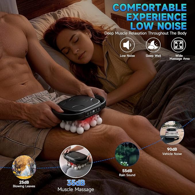 TanSon New 16 Head Deep Tissue Massage Gun, Electric Back Massager - Image 7