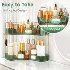 Corner Counter Organizer, 2-Tier Bathroom & Kitchen Storage Tray - Image 5
