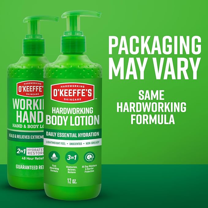 O'Keeffe's Hand and Body Lotion - 12 oz Pump - Daily Essential Hydration - Image 7