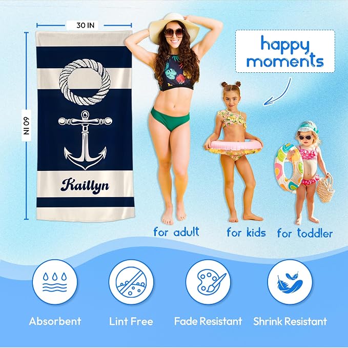 JML Personalized Beach Towel - Image 3