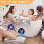 Bath Kneeler and Elbow Rest Pad Set, Thick Soft Quick Dry Bathtub Mat - Image 4