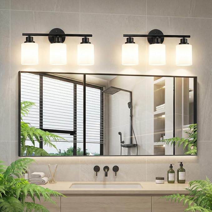 Unicozin 3 Light Bathroom Light Fixtures, Modern Vanity Lights - Image 7