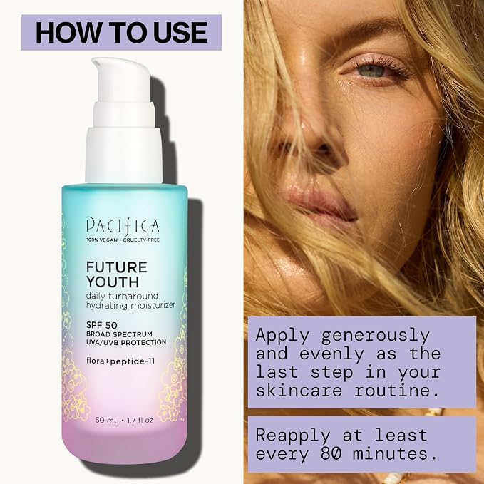 Pacifica Peptide Face Moisturizer Future Youth Daily Turnaround Hydrating - Image 13