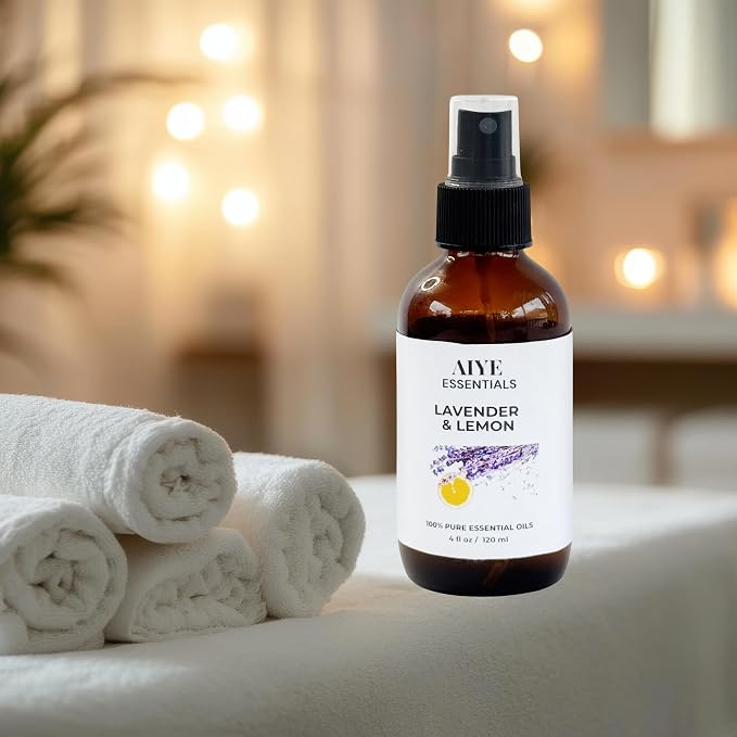 AIYE Essentials Lavender and Lemon Essential Oil Spray, 100% Pure Aromatherapy - Image 2