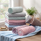 SmoothNovelty 18 Pack Microfiber Bath Towels Bulk 27'' x 60'' Oversized Size - Image 4