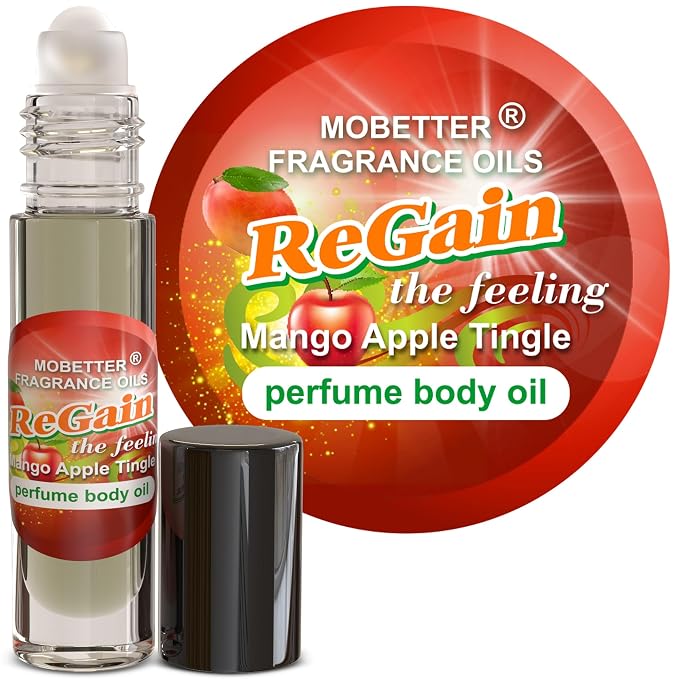 MOBETTER FRAGRANCE OILS ReGain the Feeling Mango Apple Tingle Perfume Body Oil - Image 2