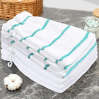 VOOVA & MOVAS 6Pack Bath Mitts for Shower, 8.3x6.3 Inch, 100% Cotton Soft by VOOVAMOVAS