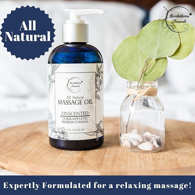 Unscented Massage Oil for Massage Therapy – 100% Natural Body Oil - Image 6