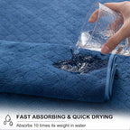Ycosy Navy Bath Towels Set 35x70 Inches - Image 4