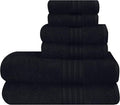 BOUTIQUO 6 Pack Cotton Towel Set, Contains 2 Bath Towels 28x55 inch, 2 Hand by BOUTIQUO