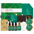 Men Bergamot Facial Skin Care Set, Fathers Day Gift, Bath and Body Gift Basket by RAROSAACCA