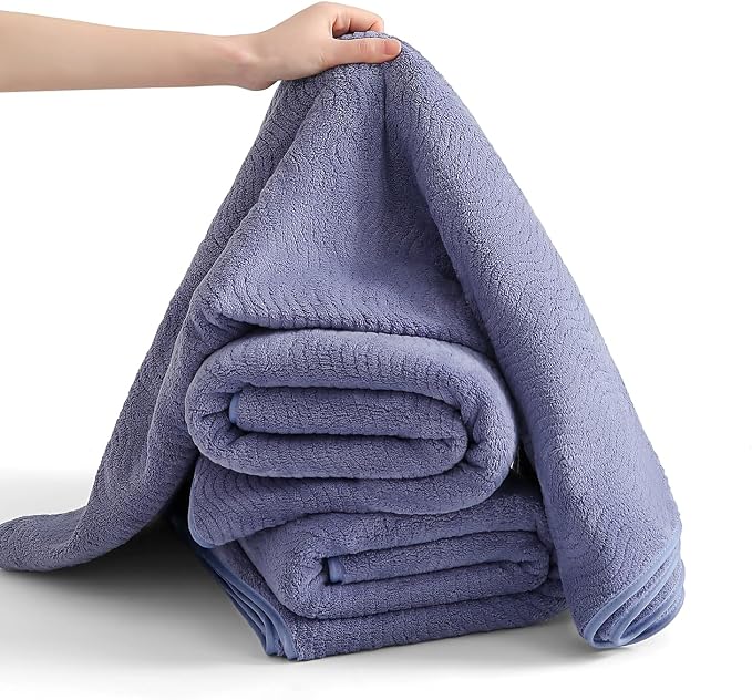 4 Piece Extra Large Bath Towel 35"x70" Oversized Bath Sheet Bath Towel Set - Image 8