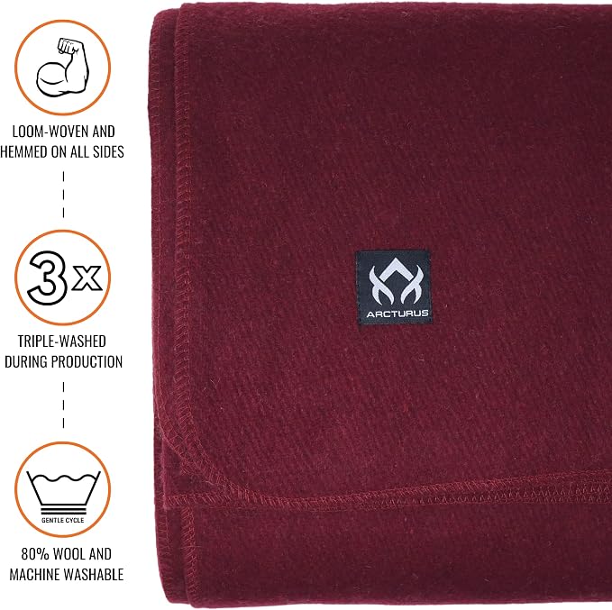 Arcturus Military Wool Blanket - Image 2