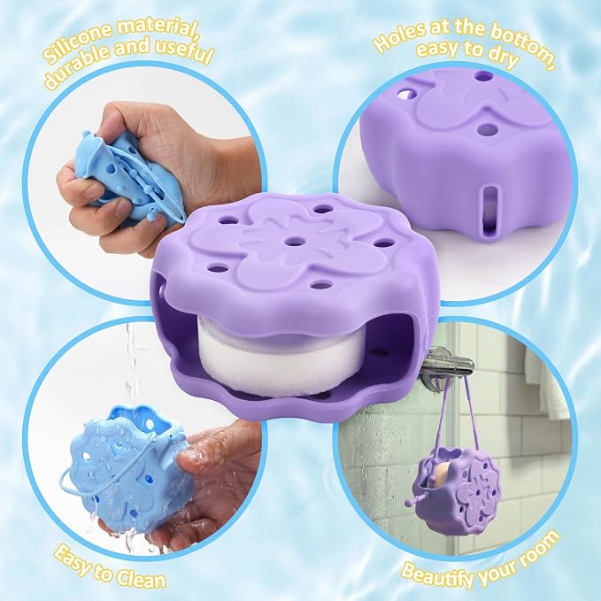2 Packs Shower Steamer Tray, Hangable and Reusable Shower Steamer Holder/Hanger - Image 3