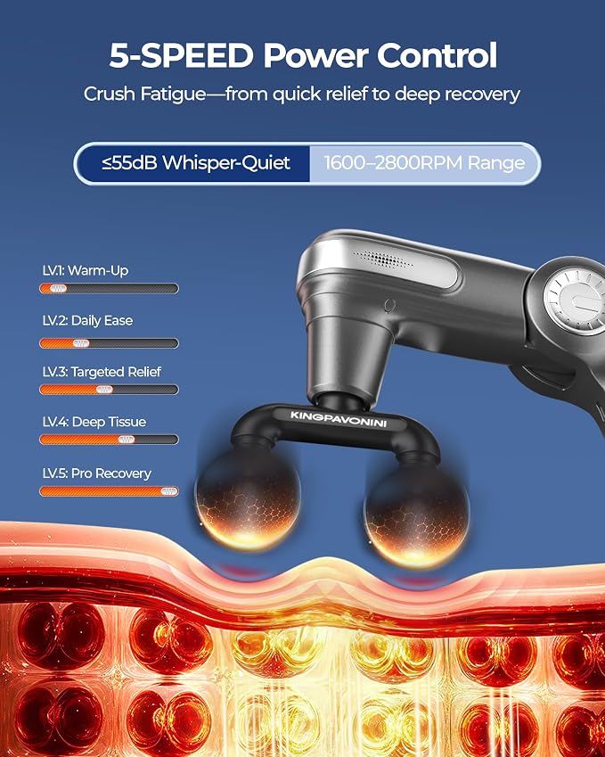 KingPavonini Foldable Massage Gun - Image 5