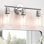 Espird Bathroom Vanity Light Fixtures Polished Chrome Bathroom Lighting Fixture by Espird