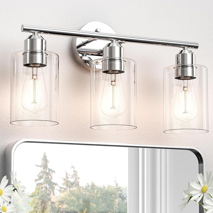 Espird Bathroom Vanity Light Fixtures Polished Chrome Bathroom Lighting Fixture by Espird