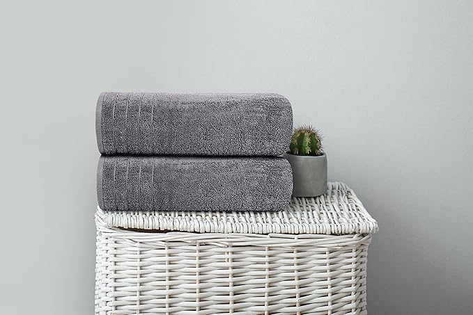 Tens Towels Pack of 4 Extra Large Bath Towels 30 x 60 Inches, 100% Cotton - Image 2