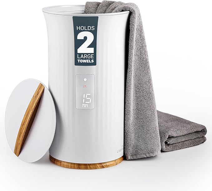 Live Fine Towel Warmer | Bucket Style Luxury Heater by LiveFine