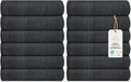 Medium Bath Towels Bulk Set of 12 – 100% Cotton Terry – 24" x 48" – Quick Dry by ASTILTEXCottonTowels