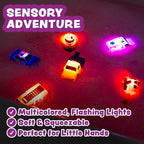 Tub Works® Emergency™ Cars Light Up Bath Toys, 12 Pack | Water-Activated Light - Image 4