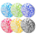6 PCS Shower Caps for Women, Double Side Waterproof Shower Cap, Reusable by CHFONGDIRECT