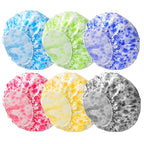 6 PCS Shower Caps for Women, Double Side Waterproof Shower Cap, Reusable by CHFONGDIRECT