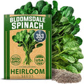 HOME GROWN Bloomsdale Spinach Seeds 353+ Non GMO Heirloom Seeds by HOMEGROWN