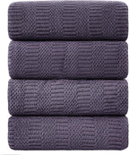 Ycosy 4 Pack Extra Large Microfiber Bath Towels Set, 35x70 inches, Less Lint by Ycosy