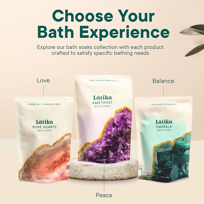 Latika Geode-Inspired Bath Soak Set of 3 - Image 6