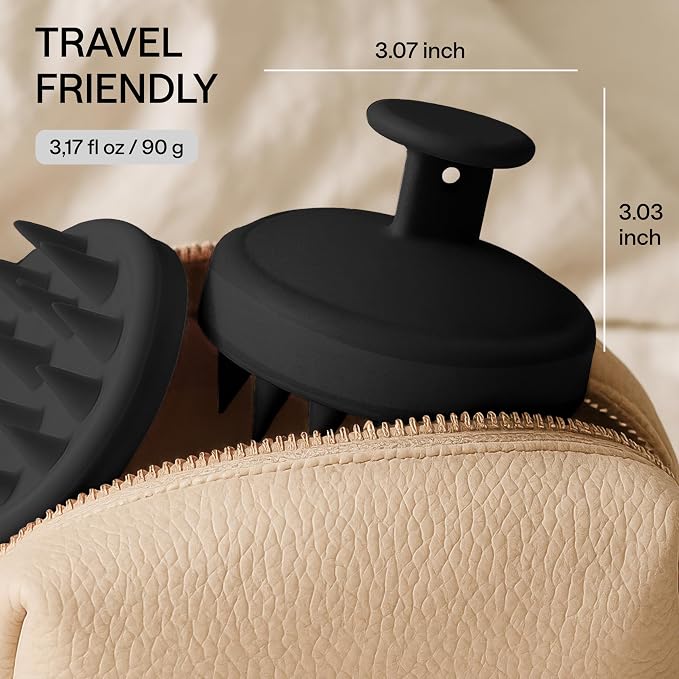 Silicone Scalp Scrubber for Dandruff – Serum, & Hair Oil Applicator – Scalp - Image 5