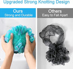 AmazerBath Loofah Sponge 75g/Piece, Exfoliating Bath Sponge Body Scrubber - Image 4