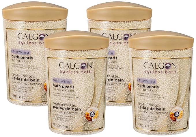Calgon Ageless Bath Series Renewing Pearls, 16 oz. by Calgon