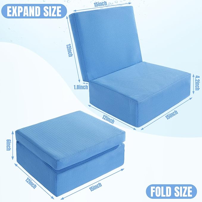 MABOZOO Foldable Hot Tub Booster Seat, Adjuatable 2 Heights Extra Thick Hot Tub - Image 5