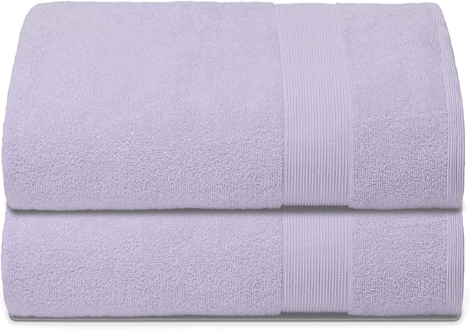 Belizzi Home Premium Cotton Oversized 2 Pack Bath Sheet 35x70-100% Pure Cotton by Unknown