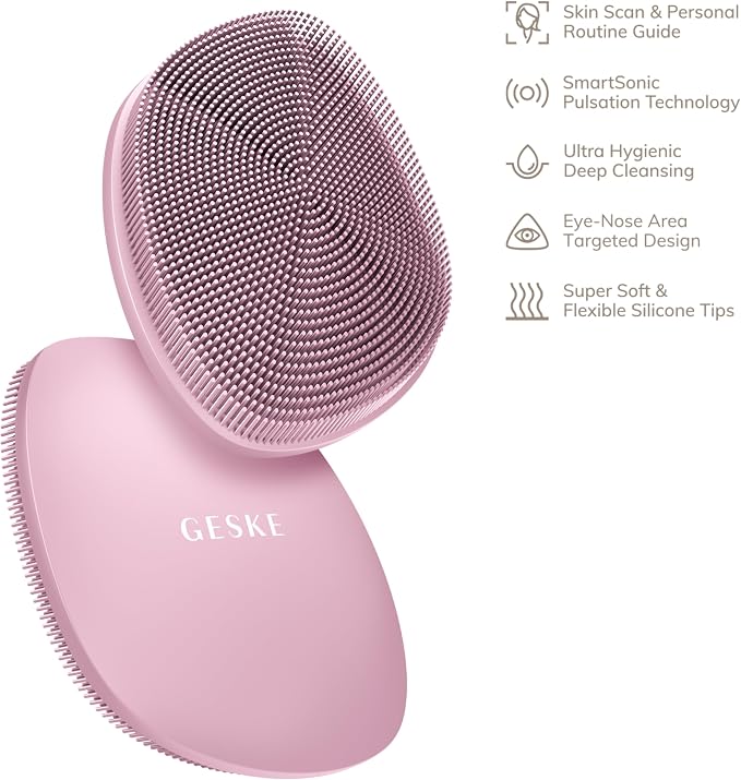 GESKE SmartAppGuided™ Facial Brush | 4 in 1 | Professional Facial Cleansing - Image 4