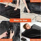 Portable Sauna Blanket PVC, Full Body Heated Bag - Image 8