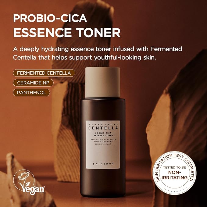 SKIN1004 Probio-Cica Essence Toner 7.10 fl.oz, Korean Hydrating Face Toner - Image 2