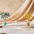 Airkeep Reed Diffuser Set of 3, Clean Cotton White Jasmine White Tea Oil Reed - Image 5