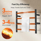 Electric Towel Warmer with Built-in Timer - Image 5