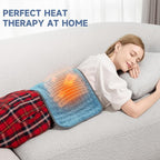 Electric Heating Pad for Back and Shoulder Pain Relief, Soft Heat Blanket - Image 5