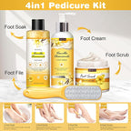 LUCOTIYA Foot Soak Set Pedicure Kit, Vanilla chamomile Foot Soak Salts - Image 6