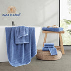 Casa Platino Cotton Bath Towel 8 Piece Set - Image 6