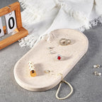 Koville Marble Vanity Tray for Decor, Natural Bathroom Tray for Bathroom - Image 5