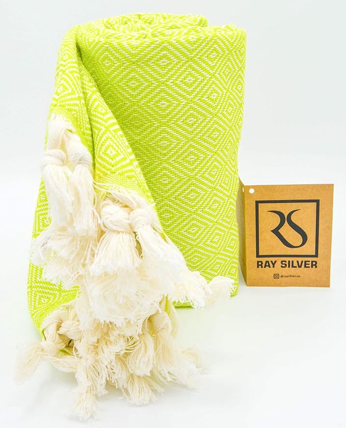 Turkish Beach Towel Oversized Clearance XL 40x71- Sand Free - Image 4