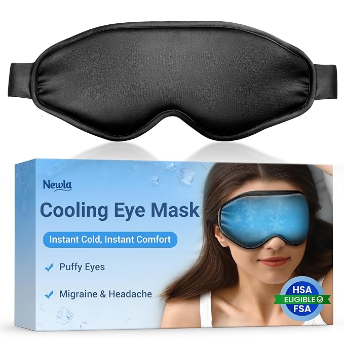 Cooling Eye Mask for Puffy Eyes: Fsa Eligible Items Hsa, Ice Eye Pack for by NEWLA