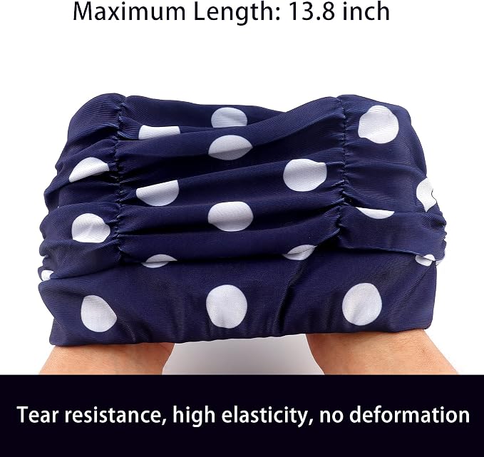 Swim Caps for Women Swimming, Comfort Pleated Swimming Cap for Long Hair - Image 5